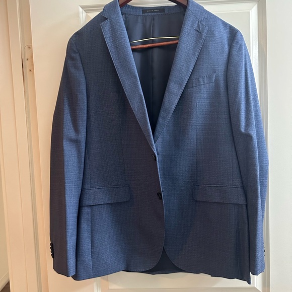 Men’s Hugo Boss Slim fit suit in blue size 44R - Picture 2 of 15